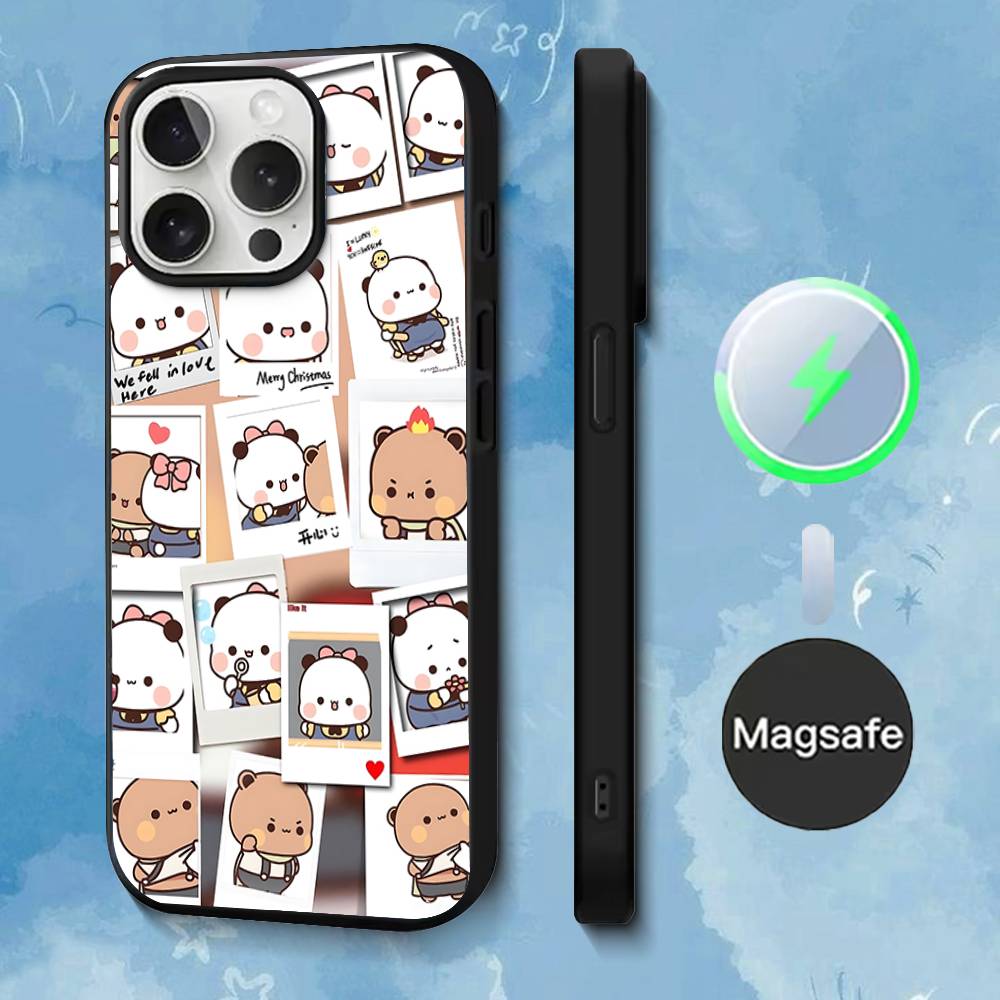 

Cute BuBu D-DuDu Phone Case For iPhone 17,16,15,14,13,12,11,Pro,Max,Plus,Mini,SE4,E Magnetic Magsafe Wireless Charging iPhone15
