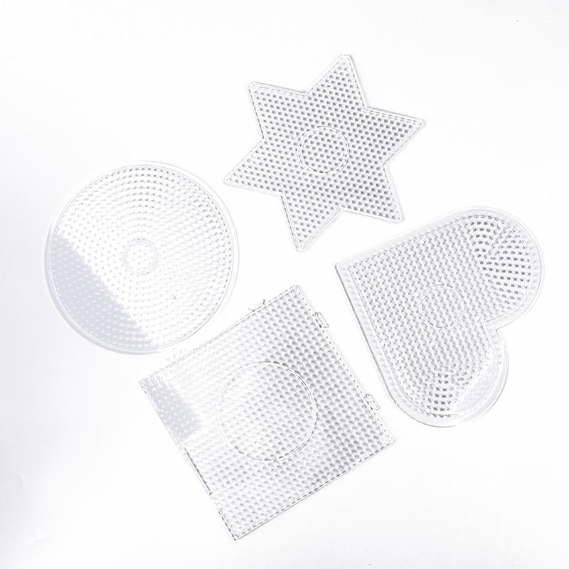 5 mm pentru copii Hama Beads Jucărie Diy Fuse Beads Margele de fier Instrument Educativ Tangram Jigsaw Puzzle Topire mărgele șablon Pegboard