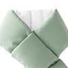 Winter Warm Scarf Solid Color Thickened High-Density Windproof Fabric Wrap Design Women Down Scarf Daily Outdoor Use