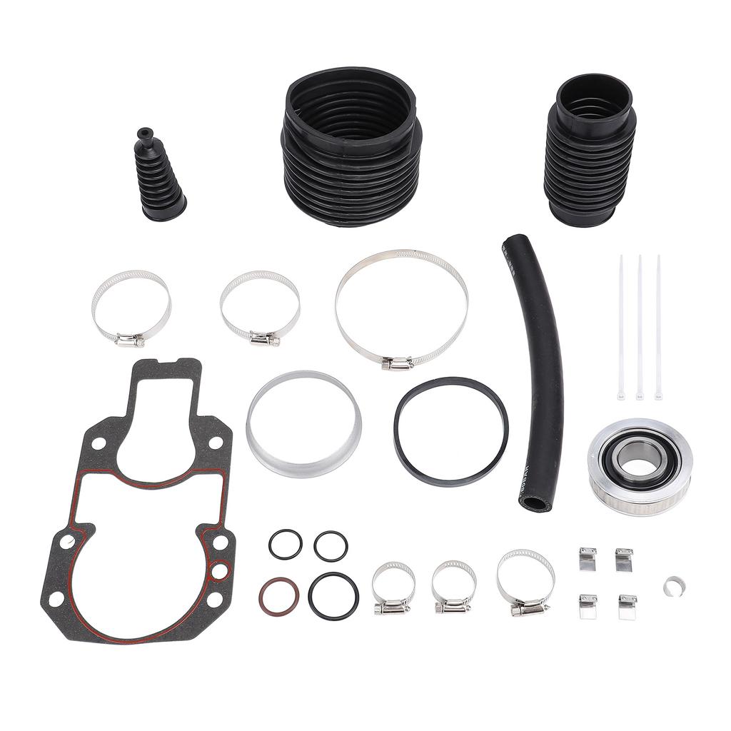 Transom Bellows Repair Kit Exhaust Shift Cable Bellow Gimbal Bearing 3/4in Water Intake Hose 30 8030