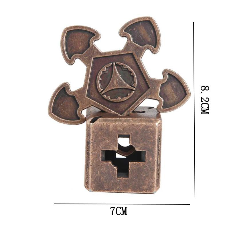 Магические металлические головоломки Развивающие игрушки для детей Детей Подростков IQ Логический тест Распутывание Испытание для ума