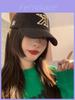 Boné de Beisebol de Topo Mole Bordado com Letra K de Marca Coreana da Moda Homens Mulheres Street Snap Outono Inverno Simples Modelador de Rosto Aba de Pato