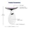 Neck Face Beauty Device Reduce Double Chin  Skin Tighten Lifting Massager Intense Pulsed Light Wrinkles Reducing Instrument
