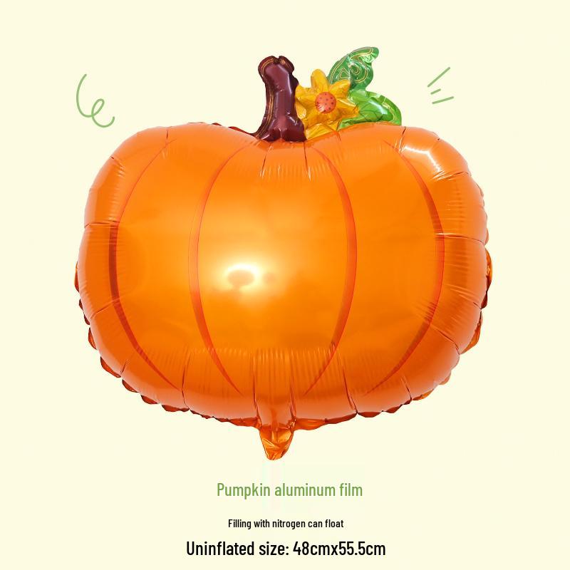 Kids Cartoon Fruit & Veggie Foil Air Balloons - Creative First Birthday Party Decor