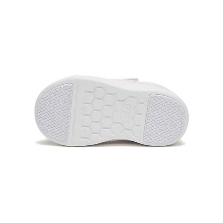 Anta Antiskid Wear Resistant Low Top Skate Shoes Baby Sneakers White Pink A322320035-1