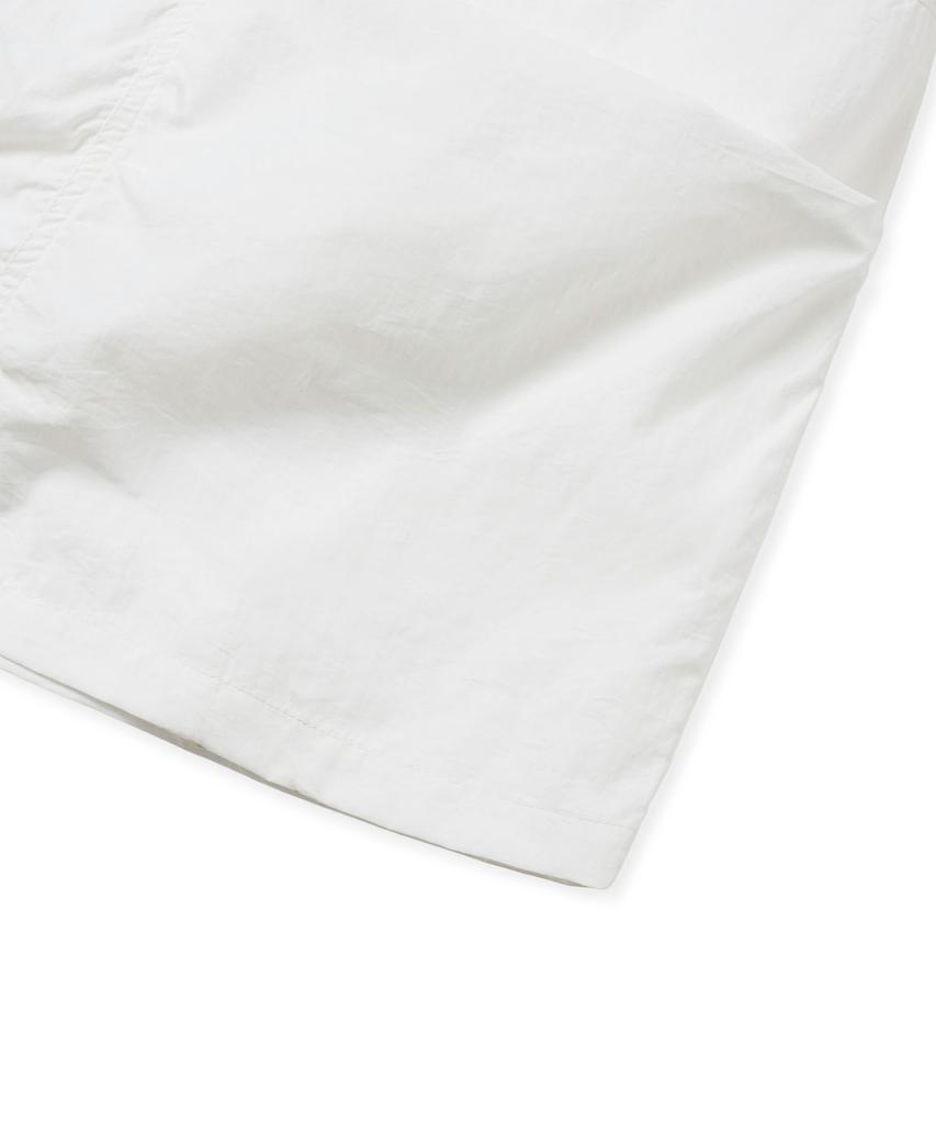 Brown Bless W Tag Puckering Nylon Skirts - Ivory