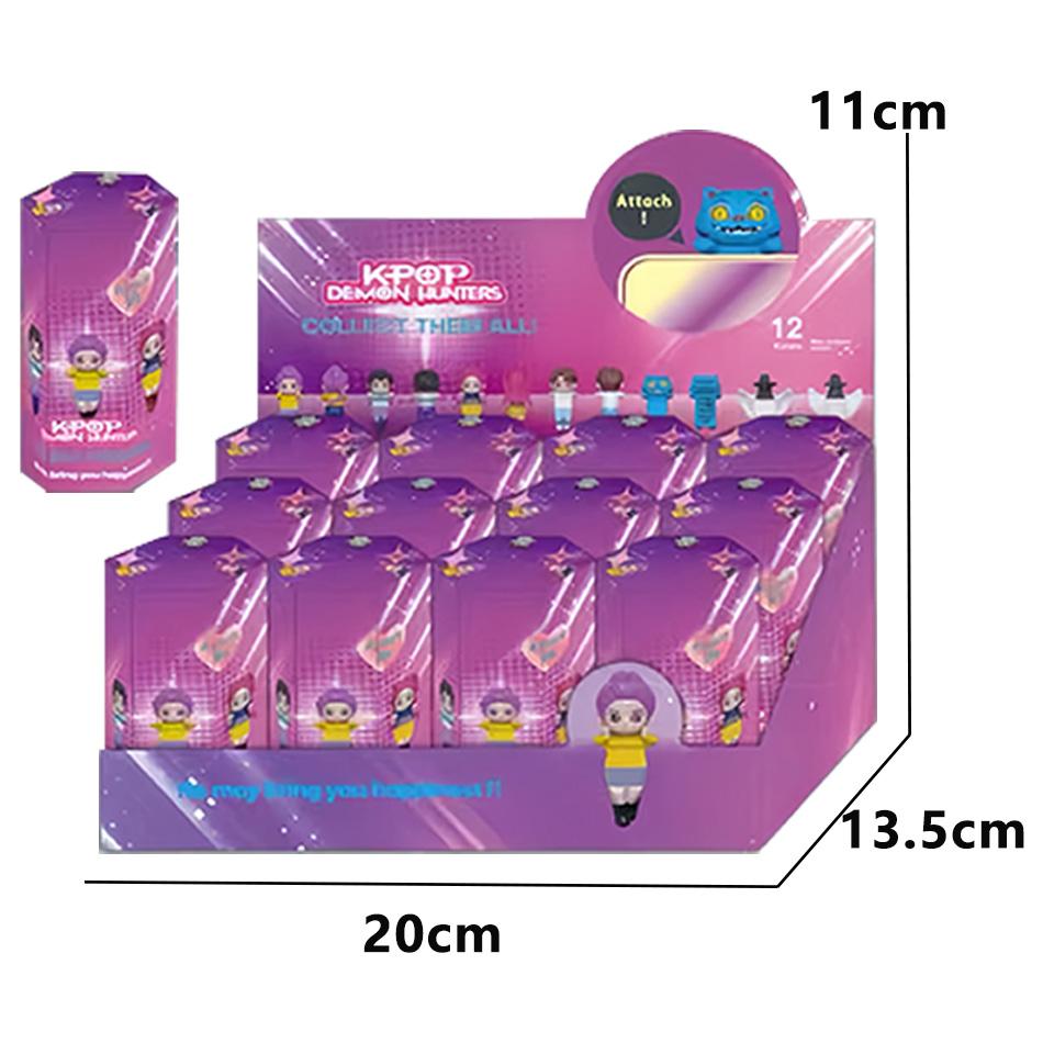 Neue Kpop Dämonenjäger Figuren Serie Box Derpys Tiger Rumi Mira Zoey Sussy Figur Puppe Mini Deko Modell Spielzeug Mädchen Geschenke