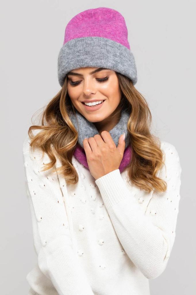Bilbao Women' Reversible Cap Gray and Pink