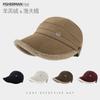 Seasonal Warm Ear Protection And Velvet Fisherman'S Hat Children'S Versatile Peaked Cap Big Head Circumference Small Windproof Equestrian Hat