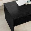 Coffee Table Black Oak Look 100 x 50 x 40 cm Engineered Wood