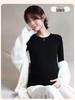 Umstands-Basisshirt – Herbst/Winter Modal-T-Shirt