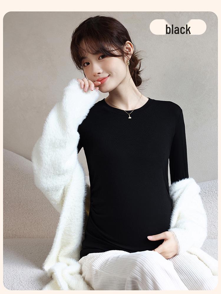 Umstands-Basisshirt – Herbst/Winter Modal-T-Shirt