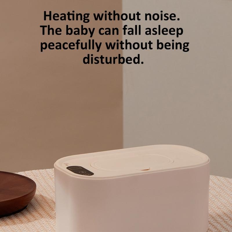 LED Display Wipes Warmer Constant Temperature Control Moisturizing Feature Portable Large Capacity for Home Use