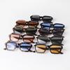 Classic Retro Tortoiseshell Square Sunglasses Women Men Brand Designer Fashion Thick Frame Gradient Blue Sunglasses