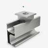 20pcs Earth Plate Grounding Clip Solar Panels PV Roof Fitting Grounding Washer Lug Rail Conductive Sheet Solar Panel Accessories