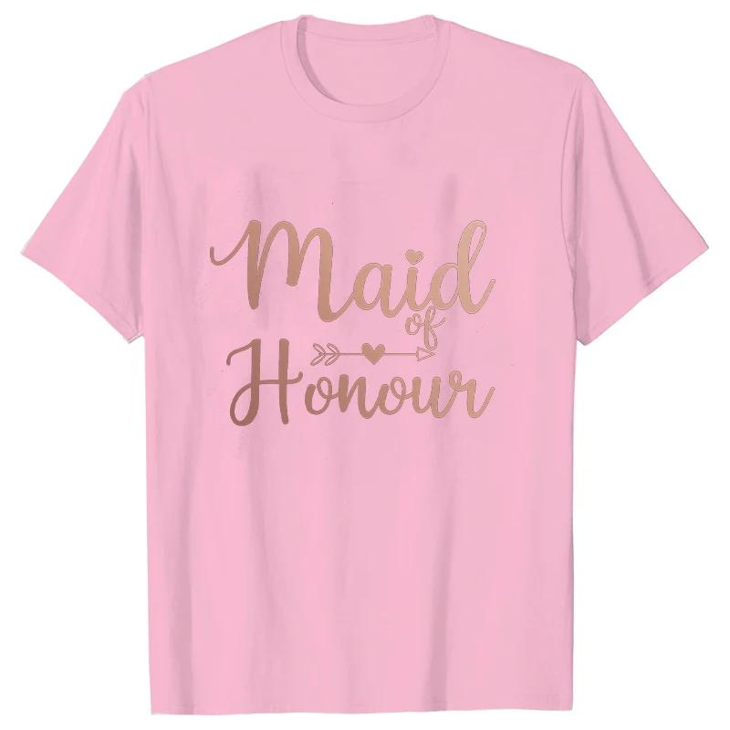 Verlobung Braut Hochzeit Party T-shirt Team Braut Kader Brautjungfer Tops Maid of Honour T-shirt Bachelorette Hen Party EVJF Tees