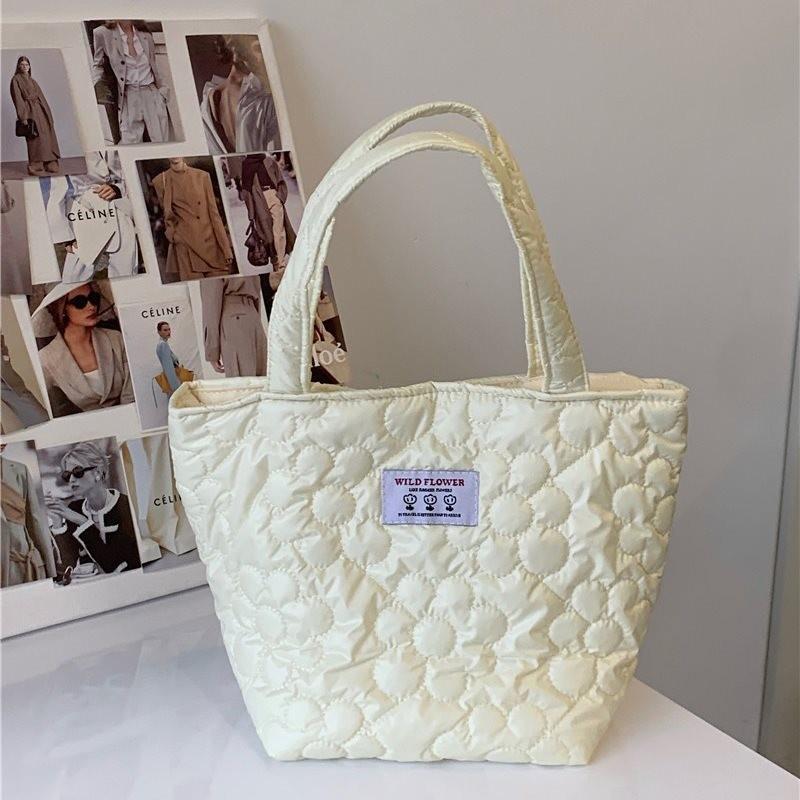 

Stylish Floral Embroidered Tote Bag For Women Perfect For School Work And Outings