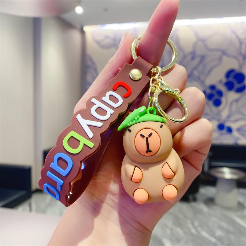 Capybara Kapibara Serie Puppe Schlüsselanhänger Schultaschenanhänger Student Kleines Geschenk Anhänger