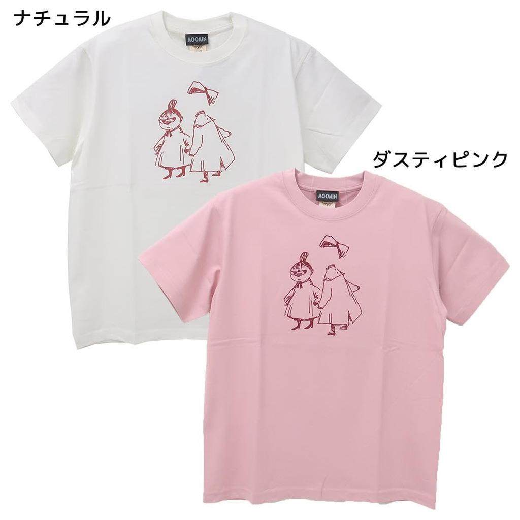 Moomin Little My & Garlic Organic T-Shirt, Dusty Pink, Size M