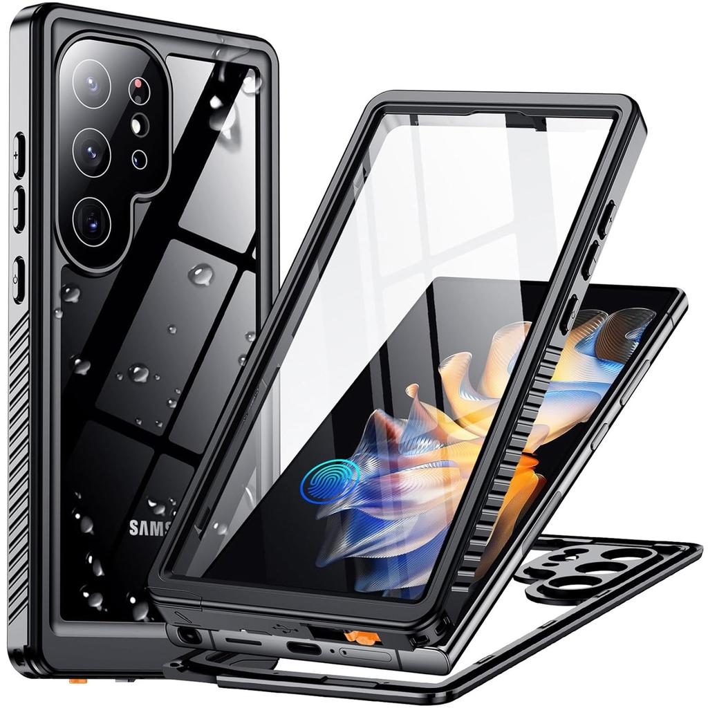 Etui Do Samsung Galaxy S24 Ultra Pancerne Wodoodporne Ip68 360 Armor Case Alogy Czarne