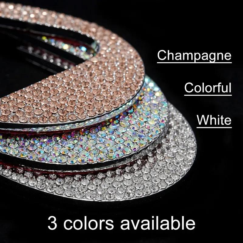 Naklejka Bling Car Kierownica Diament Emblem Naklejka dla Lexus IS400 RX300 RX330 IS220D RX350 IS460 ES NX RX IS CT LX GS RC