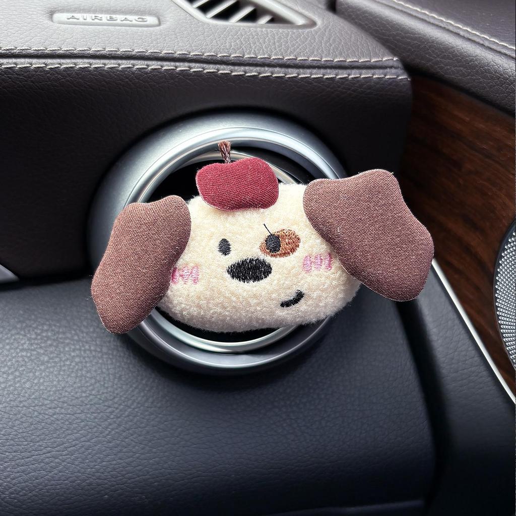 Cute Plush Animal Car Vent Clip Air Freshener - Interior Perfume Ornament