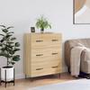 Vidaxl Cabinet, Sonoma Oak, 69.5X34X90 Cm, Wood-Based Material