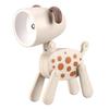 Adorable Appearance Foldable Powered LED Light Button Battery Cute Cartoon Dog Deer Mini
