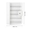 Nail Color Display Book Nail Sample Swatches Book with Clear Fake Nails PU Leather Cover 150 Colors Nail Gel Color Card Book