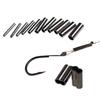 1000pcs Black Copper Single/Double Barrel Crimping Sleeves Fishing Wire Leader Fixer Saltwater Fishing Rigging Tube Connectors