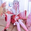 Hololive Hyakki Ayame Cosplay Vtuber Halloween New Costume Miko [milky time]