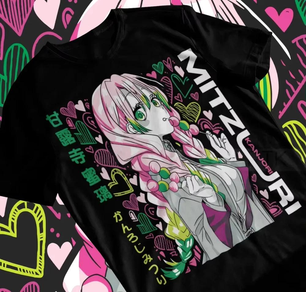 Mitsuri Kanroji Demon Slayer Anime Waifu Tshirt Unisex S