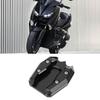 Motorcycle Kickstand Extender Pad Enlarger CNC Aluminum Alloy Anti Skid Side Stand Extension Plate Pad Replacement for Xmax300 2013-2025
