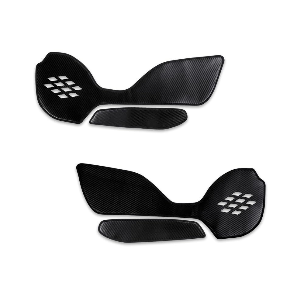 Lexus LBX Door Trim Guards Kick Designed and Sewn In Protective Console LEXUS S YOURS, (4 Pieces) [Black Leather/Black] Guards, Japan, Protector,