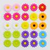 50pcs New Silk Daisy Artificial Sunflowers Fake Flower Brooch Simulated Mini Daisies Bracelet DIY Garland Parts Wedding Decor