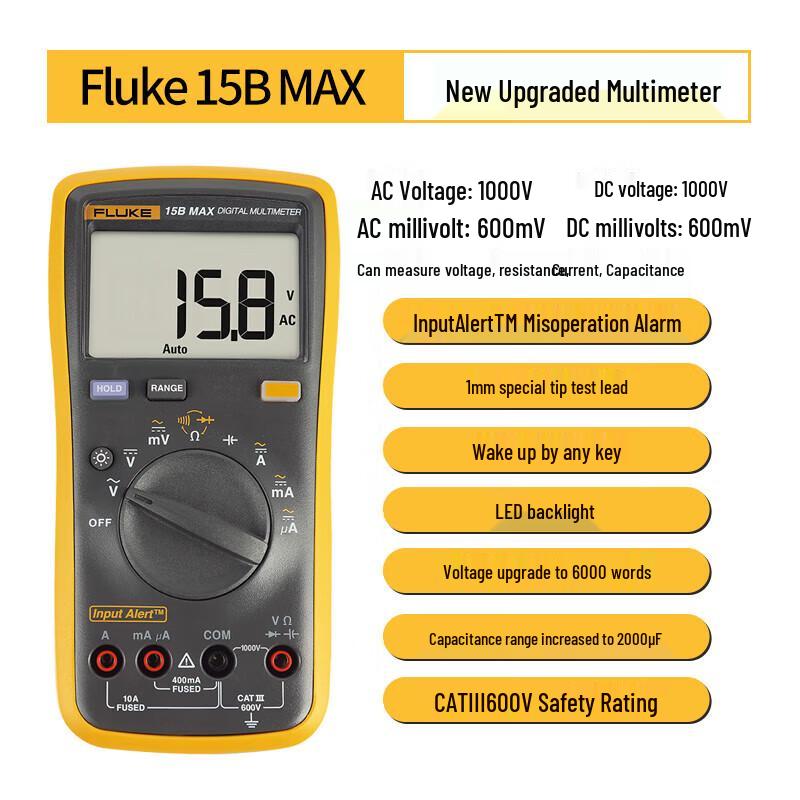 Fluke FLK-15B MAX KIT Digital Multimeter (CN version)