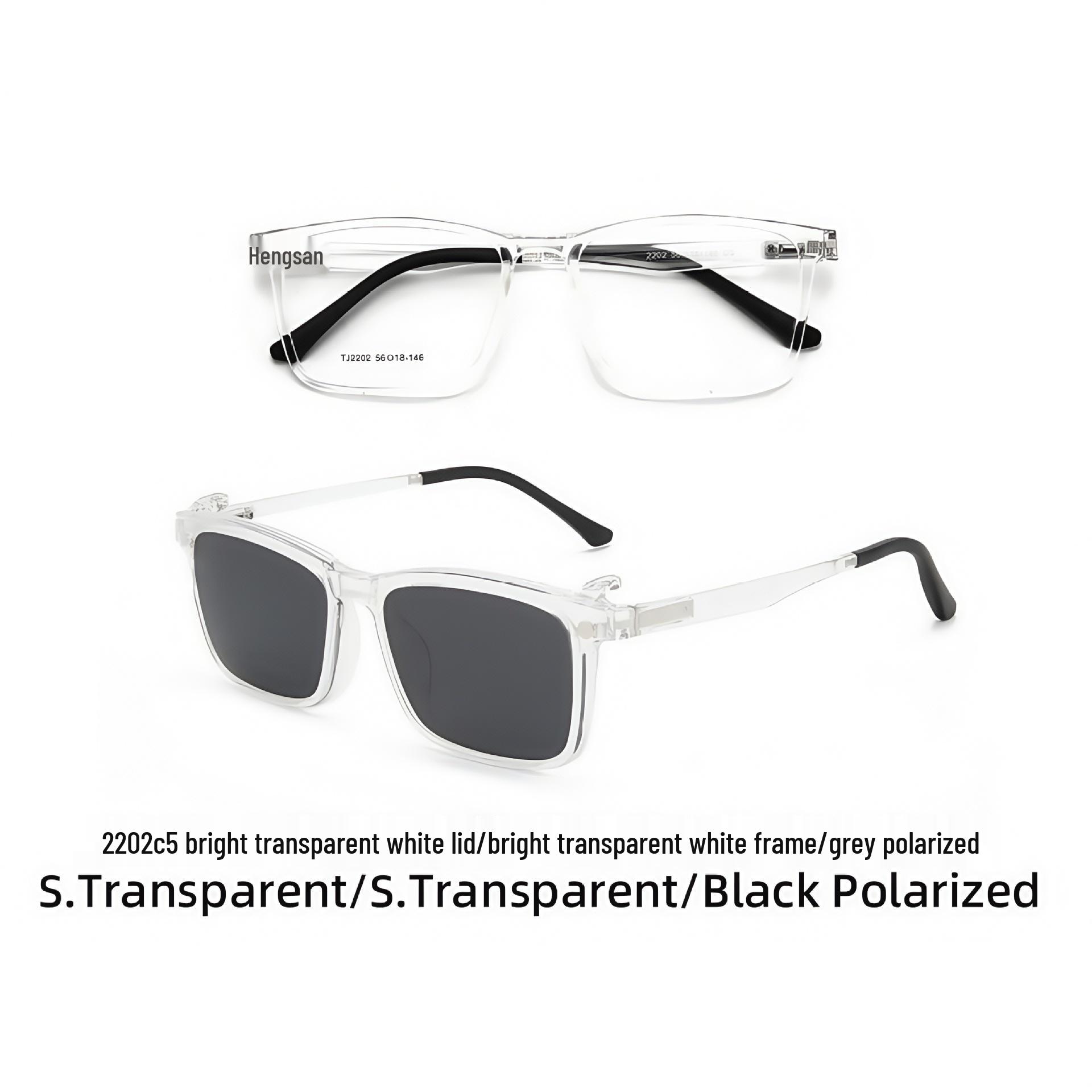 

2202TR Поляризованные откидные очки с магнитным клипом: Ночное видение и солнцезащитные очки для велоспорта и спорта при близорукости - Унисекс, двойного назначения.