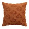 Ghost Pumpkin Plush Faux Fur Pillow Covers Soft Halloween Decor for Sofa Couch Bed Living Room White Orange Pillowcases 45x45CM