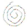 Lanyard Kette Halskette Band Bunter Perlen Lanyard Mundschutzhalter Brillenband