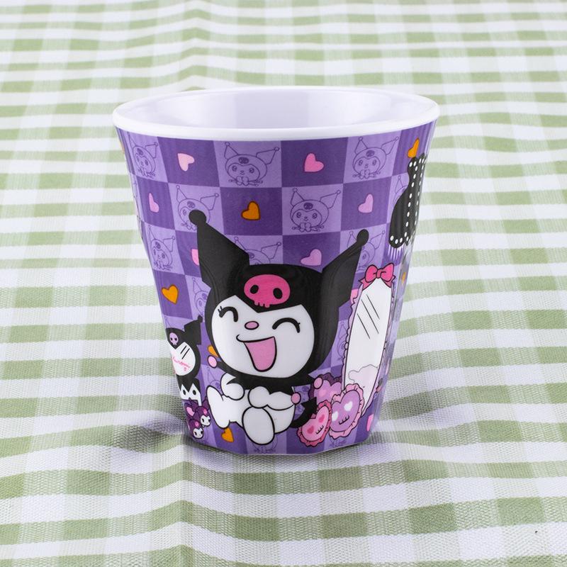 

Kuromi Cartoon Melamine Toothbrush & Water Cup Set 201-300ml