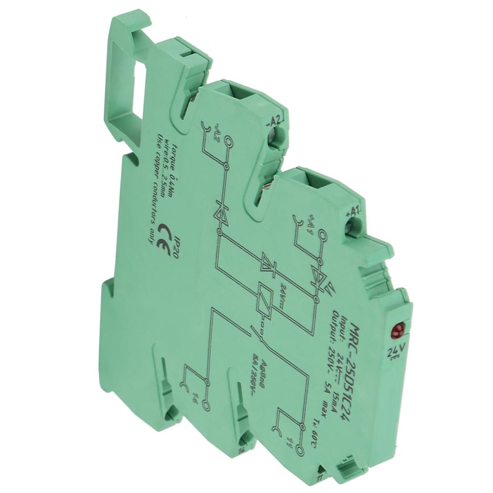 MRC25D51C24 PLC Electromagnetic Contact Interface Relay Module 5A NO