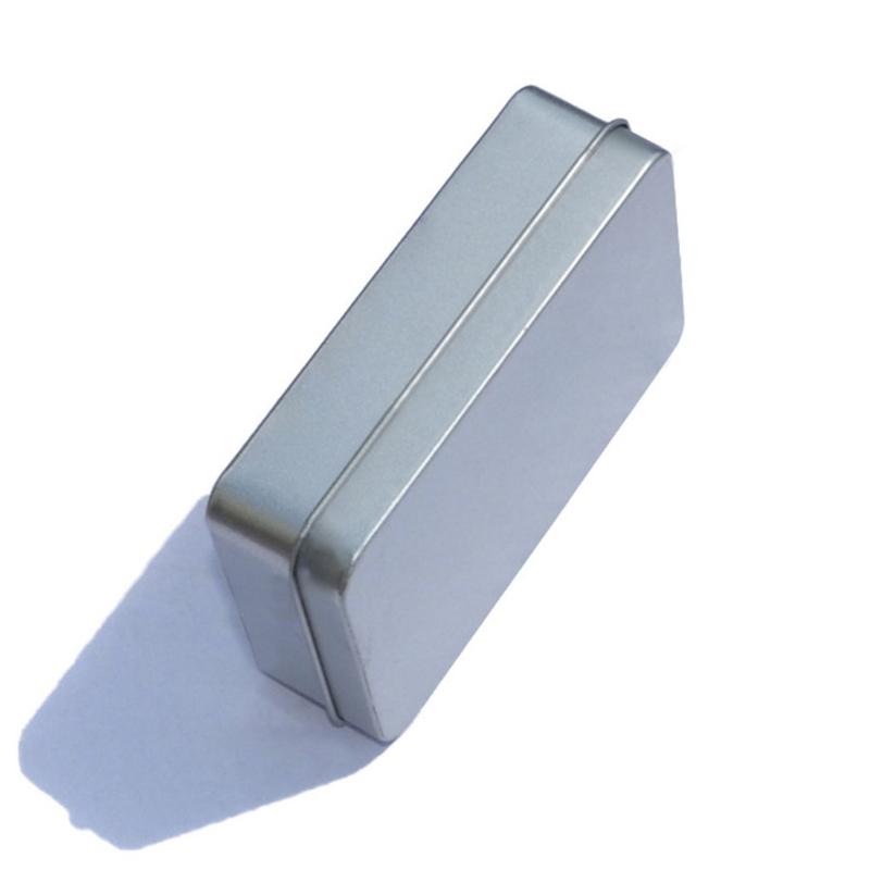 Metal Rectangle Silver Color Playing Cards Storage Box Money Coin Holder Boxes Candy Key Case Business Card Storage Box