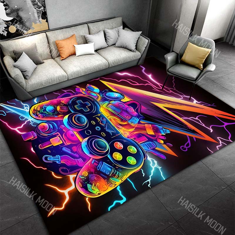 1PC Console showdown gamepad Carpet for Living Room Bedroom Sofa Home Decor Rus Non-slip Floor Mat Luxury Gift Multiple sizes
