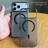 Frosted Transparent Magnetic Case for iPhone 17 Pro - Matte, Anti-Fingerprint, Hard Protective Cover