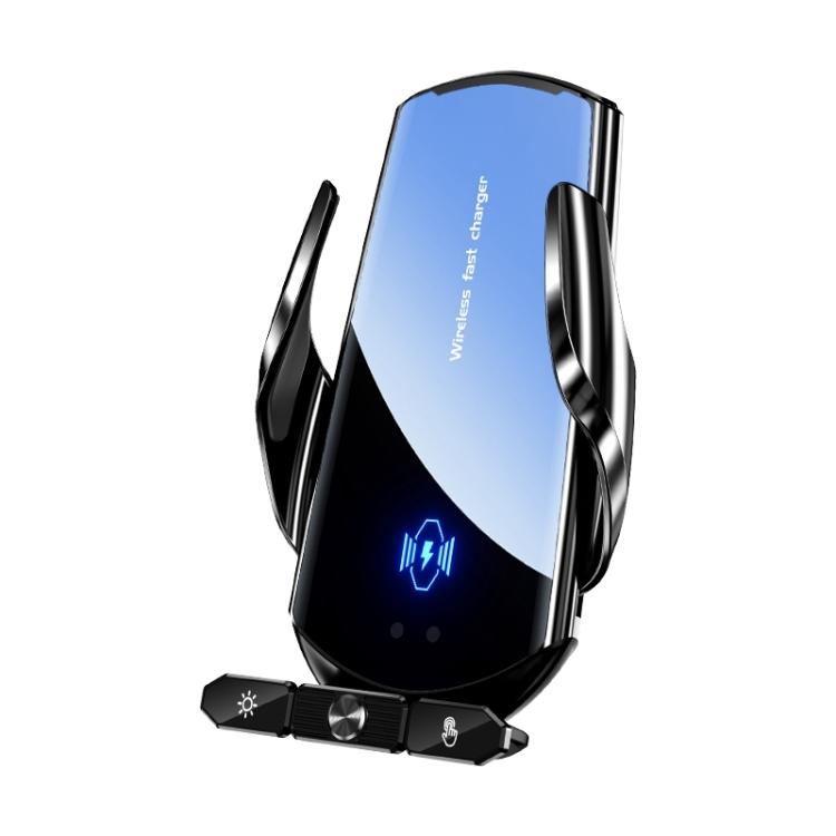 

Q88 Infrared lnduction Wireless Fast Charging Air Outlet Car Holder чёрный