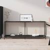 Day and Night - Day and Night Black Tempered Glass Console Table 180x35x75.5 Cm