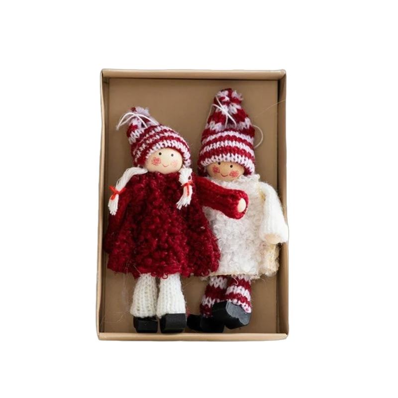 

Плюшевые подвески Аксессуары для рождественской елки Стильные праздничные подвесные украшения X3UC