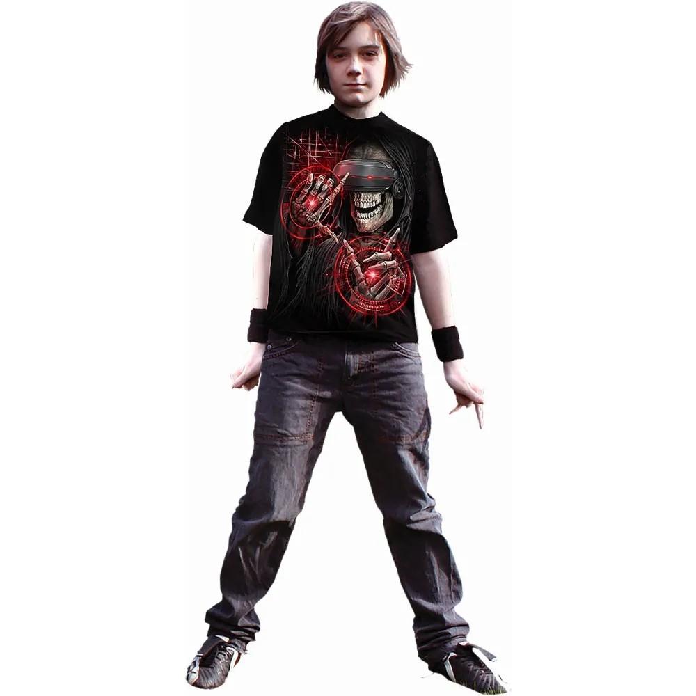 Spiral Direct Childrens/Kids Cyber Death T-Shirt