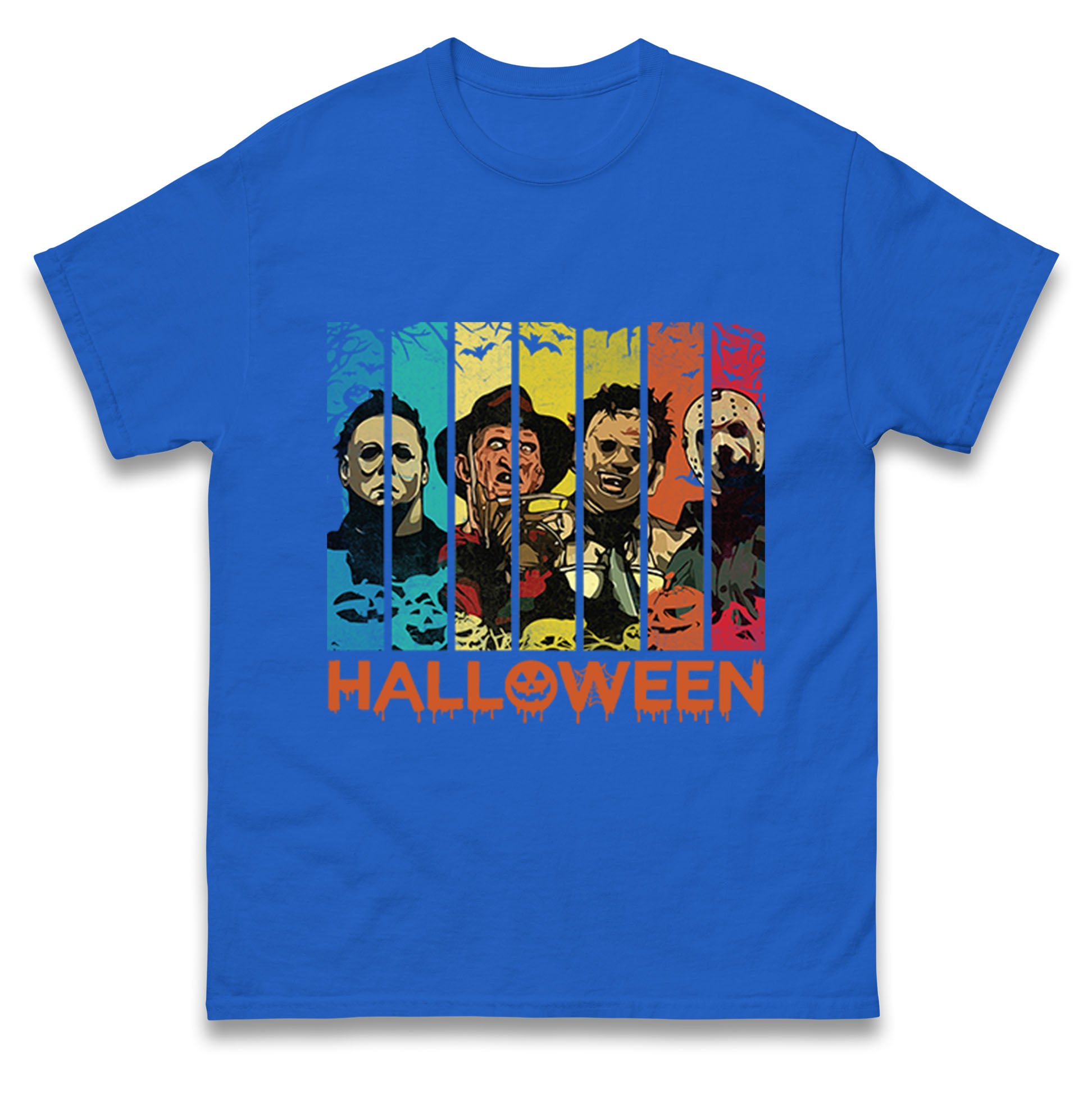 

Vintage Villains Halloween Mens T Shirt Womens Tops Teess 4XL