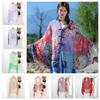 Paisley Sunscreen Scarf Shawl Knot Button National Style Cloak Elegant Cardigan Cape  Beachside